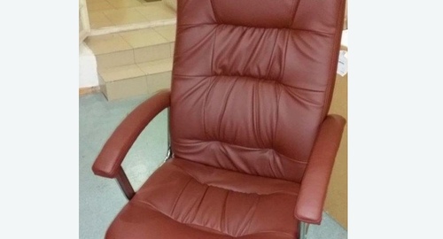 Обтяжка офисного кресла. Рыбинск